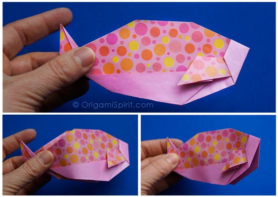 Post image for How to make an Origami ‘Swimming’ Fish