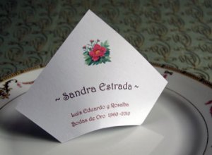 origami place card
