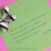 origami butterfly with a quote of an irish blessing