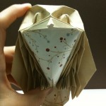 Búho de origami