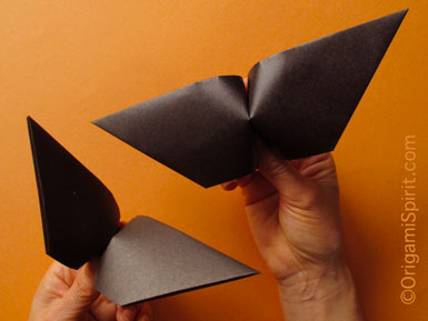 flapping origami bat