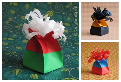 Festive Origami Twist-Box post image