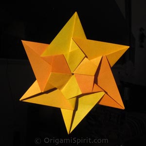 origami six-pointed-star