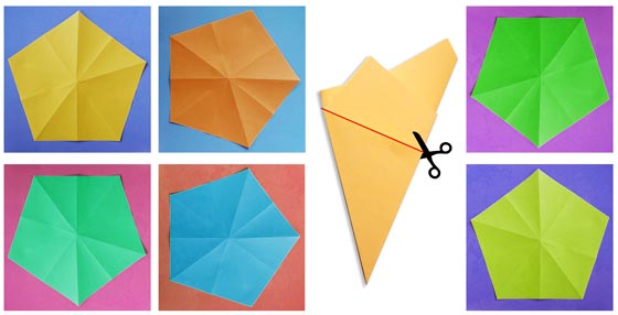 How to Make a Pentagon Out of a Square Piece of Paper post image