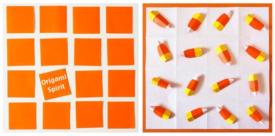Fun Halloween Party Ideas: Make Origami Candy Corn! post image