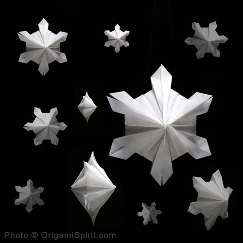 Homemade Christmas Ornaments An Origami Snowflake