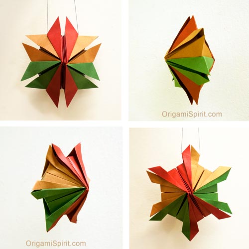 An Origami Snowflake –Great Homemade Christmas Ornament! post image