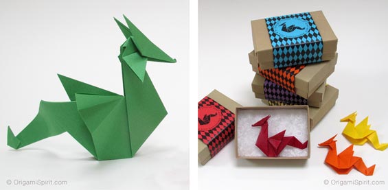 Easy Origami Dragon Quick Paper Dragon To Make As A Pin