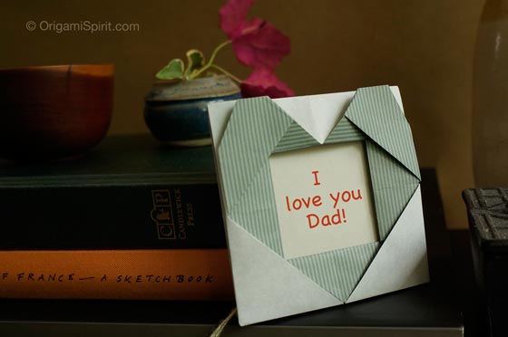 An Origami Heart -Perfect for Father’s Day post image