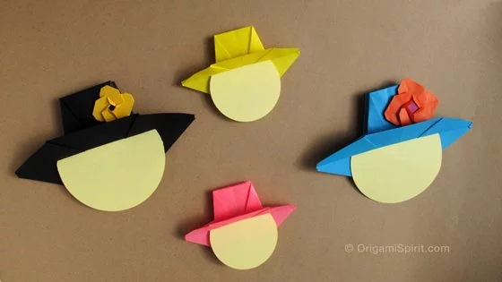 dar a entender Marcha atrás terminar Cómo hacer un sombrero mexicano de origami – Leyla Torres – Origami Spirit