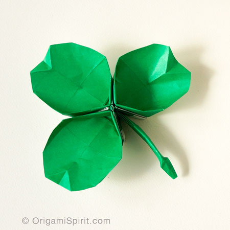 How to Make an Origami Shamrock –It’s a dish too! post image