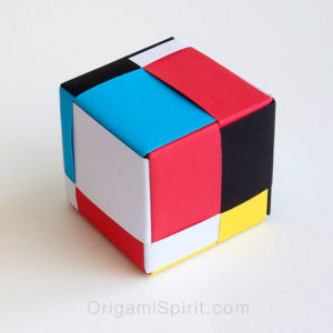 Mondrian cube