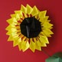 origami sunflower