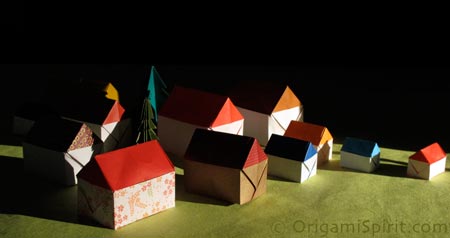 origami-houses-town