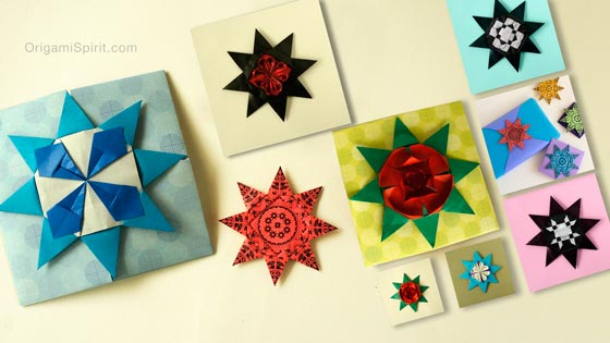 Easy paper-star ideas for gifts