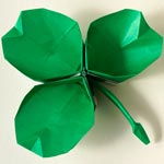 origami-shamrock