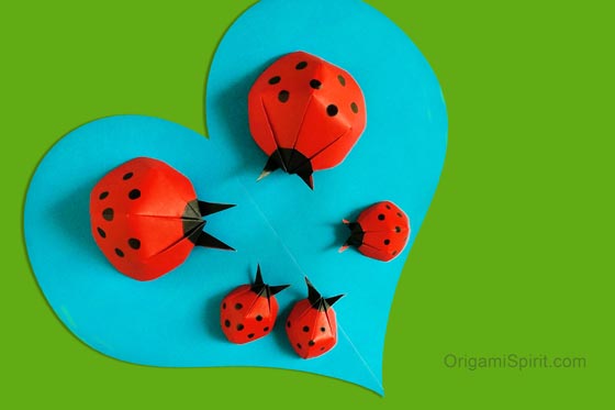 Make an Origami Ladybug and Bring Yourself Good Luck! post image