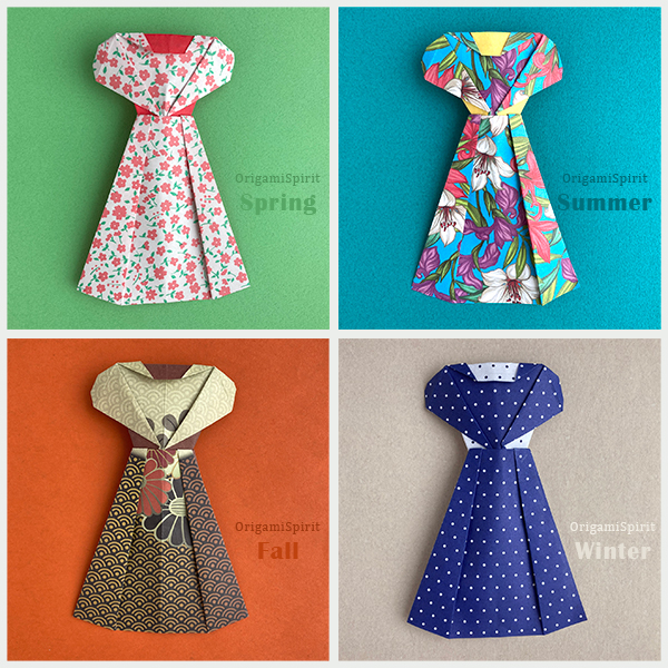 origami dress