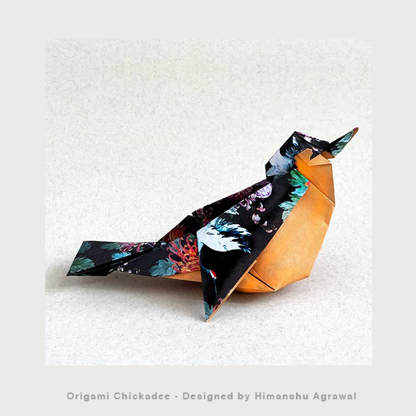 Origami Chickadee by Himanshu Agrawal