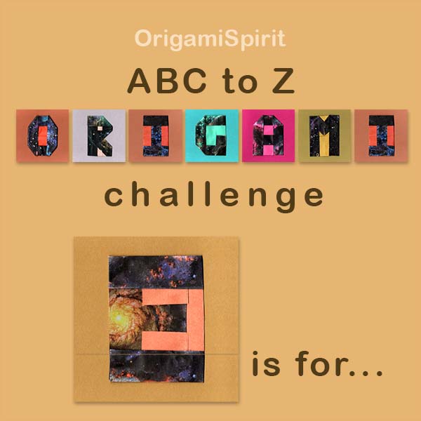 ABC to Z Alphabet Origami Challenge – Letter E post image