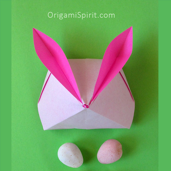 Origami Models (Rabbit by David Donohue, Rabbit Heart by Leyla Torres, Rabbit Box by Leyla Torres, Happy Rabbit by Leyla Torres, Bunny Bull by Robert Neale, Rabbit Lantern by Chang)