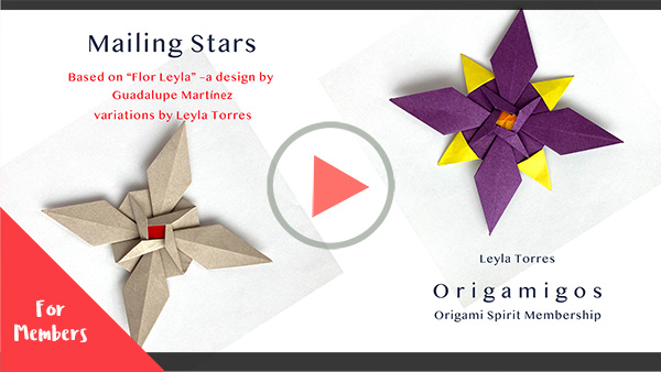 Video Tutorial “mailing Stars” Leyla Torres Origami Spirit