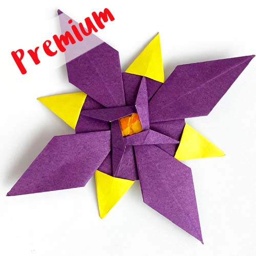 Origami Model Mailing Stars a design of Guadalupe Martinez