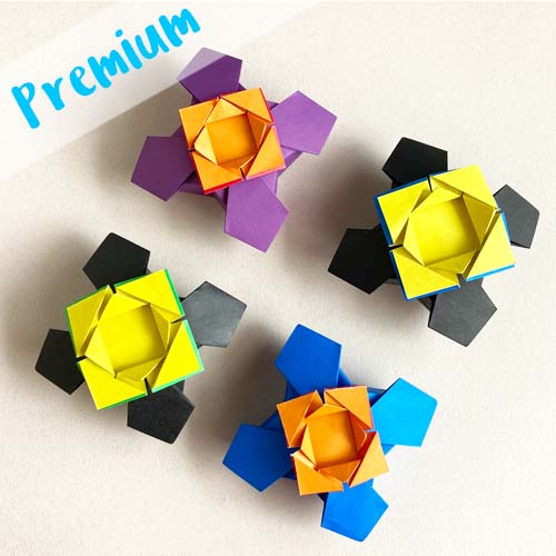 Origami - Eternal flame container - Square Form - Design of Leyla Torres