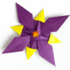 Origami Model Mailing Stars a design of Guadalupe Martinez