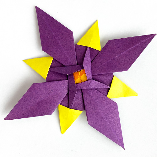 Modelo de Origami Estrellas de correo un diseño de Guadalupe Martinez