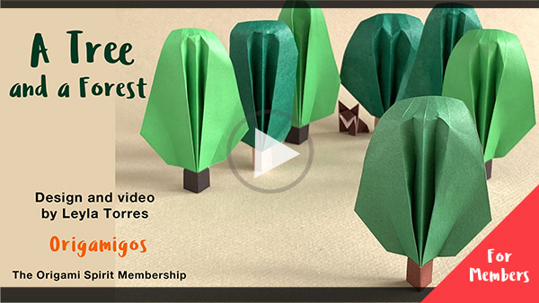 Mobile origami LITTLE FOREST - SUR.LA.BRANCHE