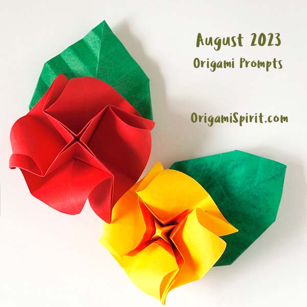 Origami Spirit Prompts August 2023