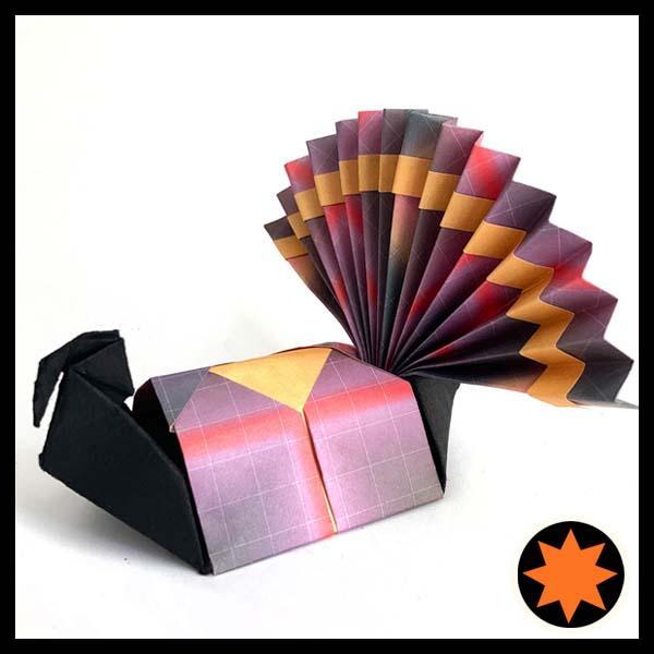 Origami Turkey Box -Origami Spirit -Designed by Leyla Torres