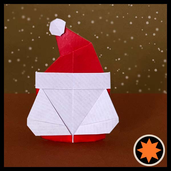 Origami Spirit - Santa - Designed by Leyla Torres