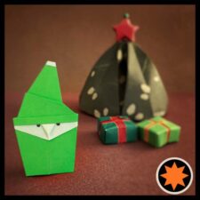 Origami Spirit - Elf -Designed by Leyla Torres